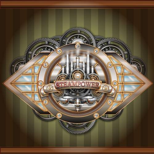 art poster steampower in size: 30 x 30 cm by G. Retzer steampunk buy now online