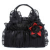 Sweet Ruffles Gothic Lace Synthetic Flower Lolita Bag steampunk buy now online