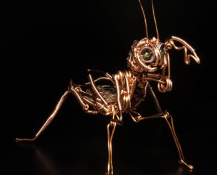 Steampunk Prayer Mantis Sculpture steampunk buy now online