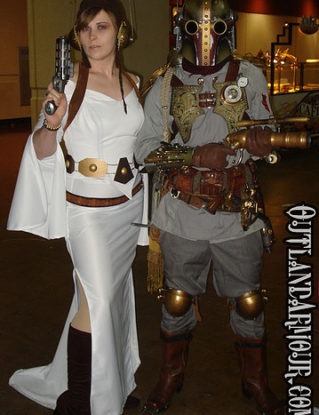 Steampunk Princess Leia and Boba Fett steampunk buy now online