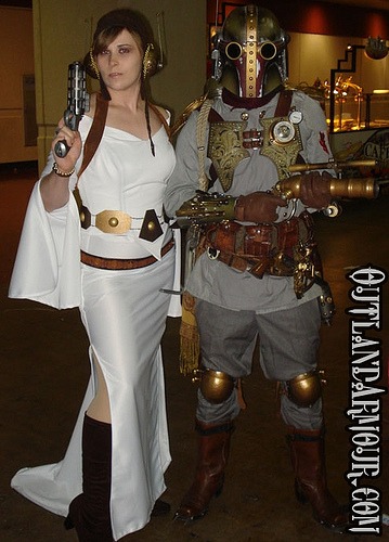 Steampunk Princess Leia and Boba Fett steampunk buy now online