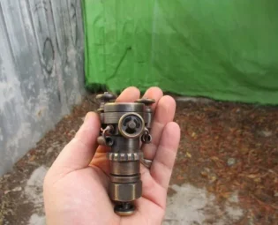 Steampunk USB flash drive 16Gb, with a functioning thermometer. by Studio1005 steampunk buy now online