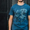 OCTOPUS shirt - mens t shirt - octopus t-shirt - Sailor tattoo print - kraken shirt - steampunk clothing - octopus art - vegan man clothing by hardtimesdesign steampunk buy now online