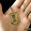 Corset Pendant Brass by ArcaneArmoury steampunk buy now online