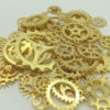 BULK 100 Mixed Gold Steampunk Gear Charms Clockwork Cog Wheel Gearwheel Mechanical Watch Gear Clock Parts Decoration by YTsupplies steampunk buy now online