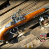 LeChuck Pirate ghost flintlock pistol for caribbean pirates, steampunk outfits, ren fair costumes, decoration for LARP or cosplay by PropCornShop steampunk buy now online