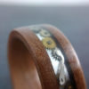Bentwood Ring - Steampunk - Tasmanian Myrtle with clockwork channel - Handcrafted - Custom Made by SteamWoodworks steampunk buy now online