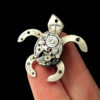 Tiny Steampunk Turtle (Animal Brooch or Pendant) by ylfdragon steampunk buy now online