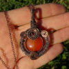 BARGAIN CARNELIAN HEALING pendant / Wire Wrapped pendant / wire wrapped jewelry / Healing Pendant / Boho / Bohemian jewelry / Steampunk by GemOfHarmony steampunk buy now online