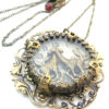 Giraffes steampunk necklace, Steampunk shadowbox creation, giraffe, steampunk victorian by JewelsByNature steampunk buy now online
