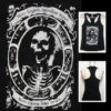 Memento Mori Gothic Horror Women's Racerback Tanktop. Dance Macabre. by HouseOfCurios steampunk buy now online