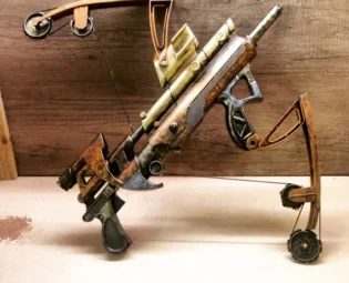 Steampunk Nerf Bow by NerfArmoury steampunk buy now online