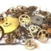 Steampunk Watch Pieces and Parts - 75 plus pieces of VINTAGE gears, wheels, cogs, hands, crowns, stems, etc. by AllGearedUp steampunk buy now online