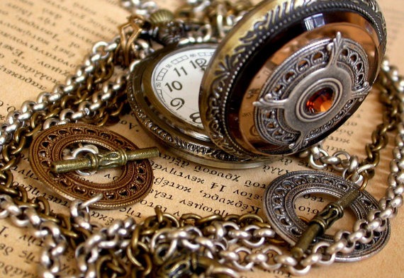 Steampunk Pocket Watch Necklace Men Women Pocket Watch Unisex Pocket Watch Gothic Locket Necklace Vintage Style Pocket Watch Gothic Watch by LeBoudoirNoir steampunk buy now online