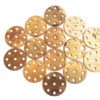 Job lot of 2 vintage Meccano brass wheel discs, steampunk supplies, vintage toys, metal art, gothic, job lot steampunk buy now online