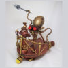 Steampunk Octopus Chariot Tentacles Wood Victorian Vehicle with Goggles and Trident by buildersstudio steampunk buy now online