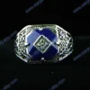 Steampunk Vampire Diaries Caroline ring with natural blue lapis stone---925sterling ring by StarJewellry steampunk buy now online Steampunk Vampire Diaries Caroline ring with natural blue lapis stone---925sterling ring by StarJewellry steampunk buy now online
