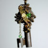 Steampunk Gadget Vintage Skeleton Key Wire Wrapped Pendant Necklace by Bluestarfire steampunk buy now online