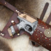 Hand Carved Leather Nerf Maverick / Strongarm / Hammershot Holster by JacklynHyde steampunk buy now online