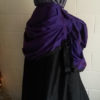 Customisable Taffeta Steampunk Parlour Bustle Skirt with Black Lace and Ribbon Trimming steampunk buy now online