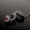SALE - Bullet Garnet Pendant, Octopus Jewelry, Tentacle Jewellery, Unisex sterling silver by OctopusMe steampunk buy now online
