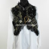 Statement vest, vest Glamour, Gothik, synthetic leather vest, Exclusive vest, Steampunk, Slow Fashion, Boho, bolero, Gothik by dorisdARTcrochet steampunk buy now online