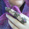 dragons breath ring armor ring statement ring claw ring opal steampunk ring knuckle ring goth victorian goddess pagan witch boho gypsy style by gildedingypsy steampunk buy now online