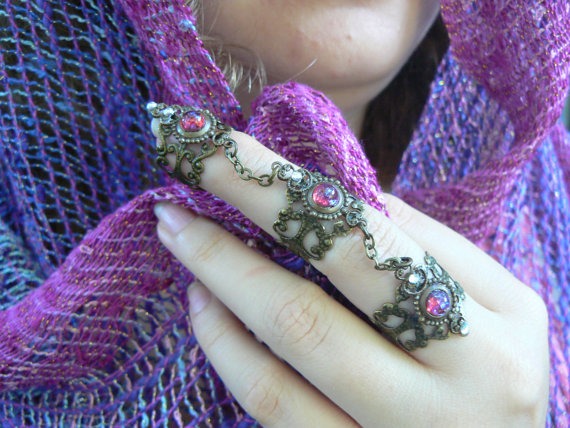 dragons breath ring armor ring statement ring claw ring opal steampunk ring knuckle ring goth victorian goddess pagan witch boho gypsy style by gildedingypsy steampunk buy now online