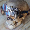 STEAMPUNK GOGGLES-Antique Brass Gold Distressed-Look Cyber Welders Goggles with Removeable Magnifying Eye Loupes by jadedminx steampunk buy now online