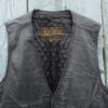 Vintage Black Soft Leather Vest Western Fitted Waistcoat Button Up Classic Biker Motorcycle Vest classic leather Waistcoat Size xxxl by OldMoscowGallery steampunk buy now online