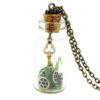 Steampunk Necklace - Steampunk Pendant - Steam Punk Necklace - Gear Necklace - Long Terrarium Necklace - Steampunk Key Necklace by SpotLightJewelry steampunk buy now online