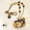 polymer clay necklace / fairy / clay / fimo / zingara creativa / steampunk by ZingaraCreativa steampunk buy now online