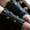 Leather Cuffs Bracers Viking Valkyrie Steampunk Victorian by Leatherheads steampunk buy now online