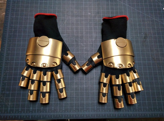 Cosplay Robotic Hands - Steampunk Costume Mechanical Gloves by BuuBunnyCostumes steampunk buy now online