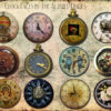 Victorian Watch Faces, Steampunk Watches, Victorian Altered Watch Face, Steampunk Collage Sheet, Steampunk Cupcake Toppers by TheAlteredDiaries steampunk buy now online