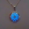 Blue Glowing Necklace - Locket Glowing Jewelry - Teen Gift - Glowing Pendant - Valentines Day - Glow in the Dark Necklace - Gifts for Her by BespokeInnaDesign steampunk buy now online