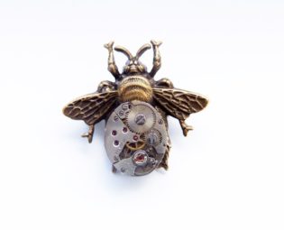 Steampunk bee brooch steampunk buy now online