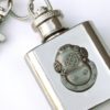 Steampunk Flask Keychain Nautical Diving Helmet Flask 1 Oz Miniature Size Gfts Men's Steampunk Accessories steampunk buy now online