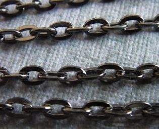 Custom listing Black Cross Chain - Professor Moriarty - 20 Foot - Steampunk - Jewelry supplies - Black Chain steampunk buy now online