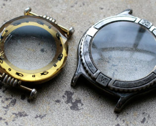 Vintage Watch Case parts -- set of 2 steampunk buy now online