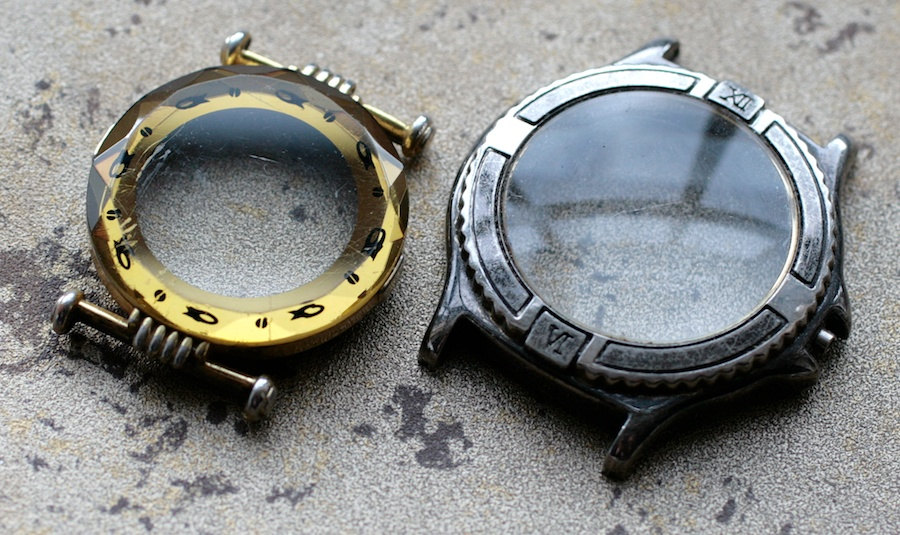 Vintage Watch Case parts -- set of 2 steampunk buy now online