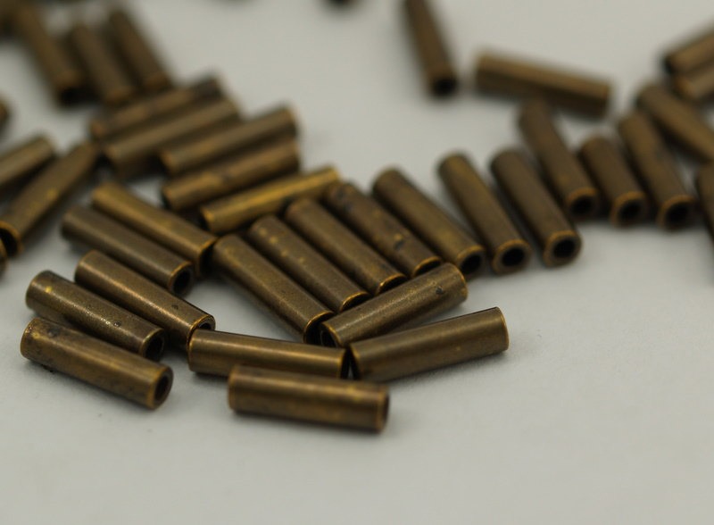 50 Pcs 7x2 mm Antique Bronze Tone Metal Tube Spacer Bead ,Charms,Findings SB-18 steampunk buy now online
