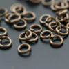 100 Pcs 0.80 x 5 mm Antique Brass Round Jump Ring Connectors Findings steampunk buy now online
