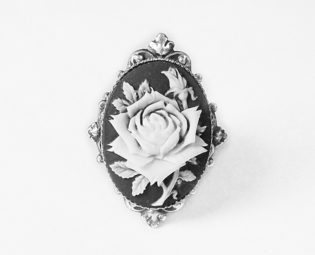 Ice Queen's Rose: Elegant Gothic Lolita Ring steampunk buy now online