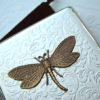 Cigarette Case Dragonfly Mixed Metals Big Double Size Silver Plated Art Nouveau Rustic Brass Insect Gothic Victorian Steampunk Accessories steampunk buy now online