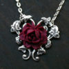 Red Rose Necklace - Alice in Wonderland steampunk buy now online