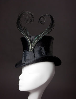 Black Mini Top Hat steampunk buy now online