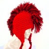 Red Mohawk Ear Flap Hat steampunk buy now online