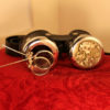 Steampunk BORG goggles with magnifiers black and silver steampunk buy now online