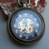 Antique Bronze Mechanical Pocket Watch - Pocket Watch Chain - Glass Magnifying Cover - Steampunk Victorian Era - Groomsmen - Item MPW110 steampunk buy now online